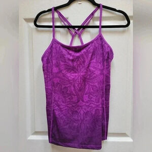 Athleta Women's Harmonious Prurple Ombre Tank Top Size Medium